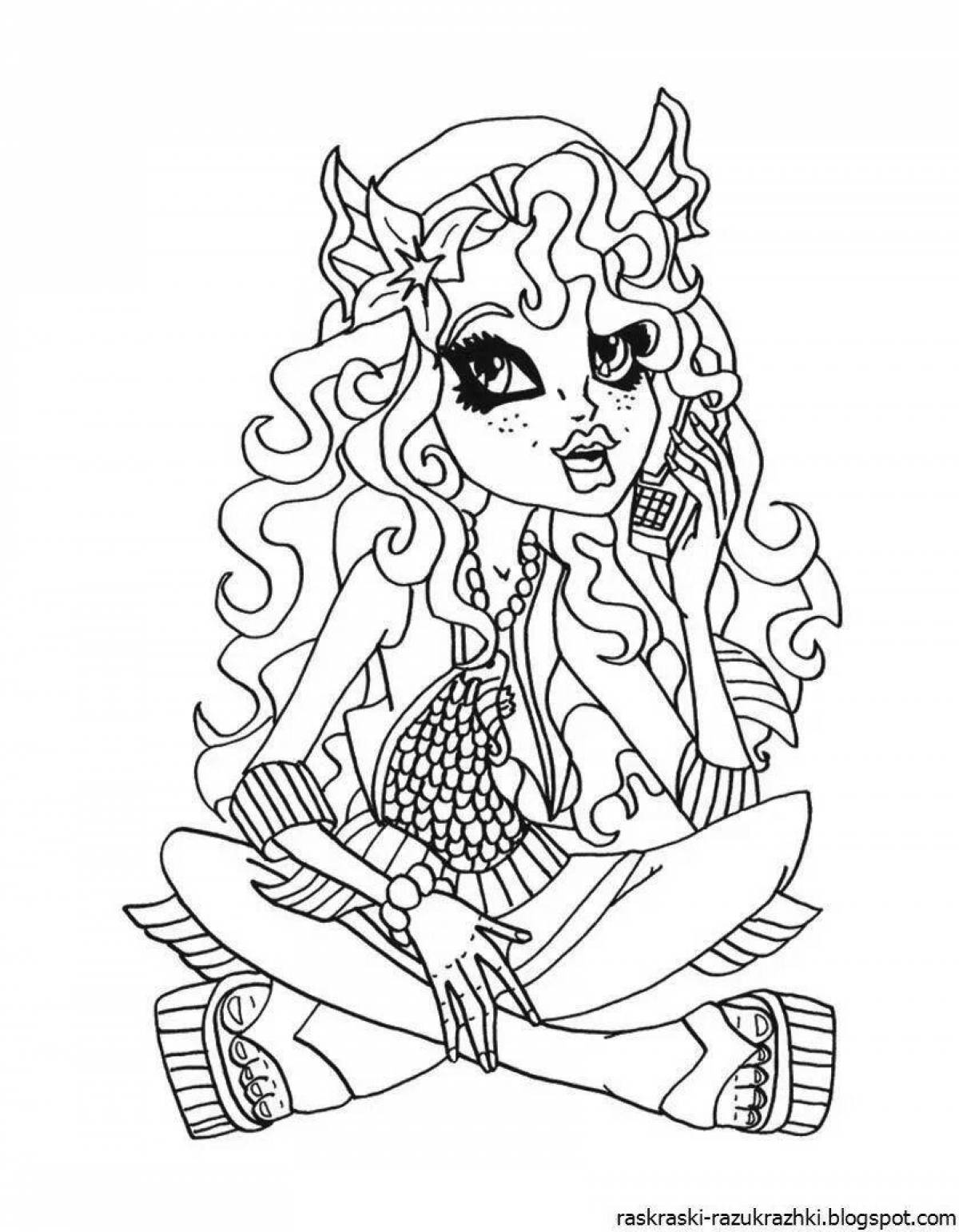 Amazing monster high coloring book for girls