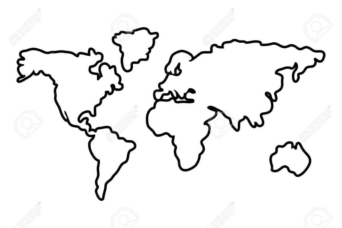 Continents of the earth for children #12