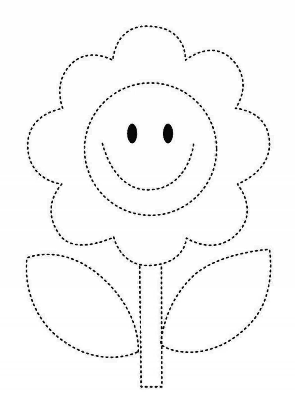 Creative dotted coloring pages for kids