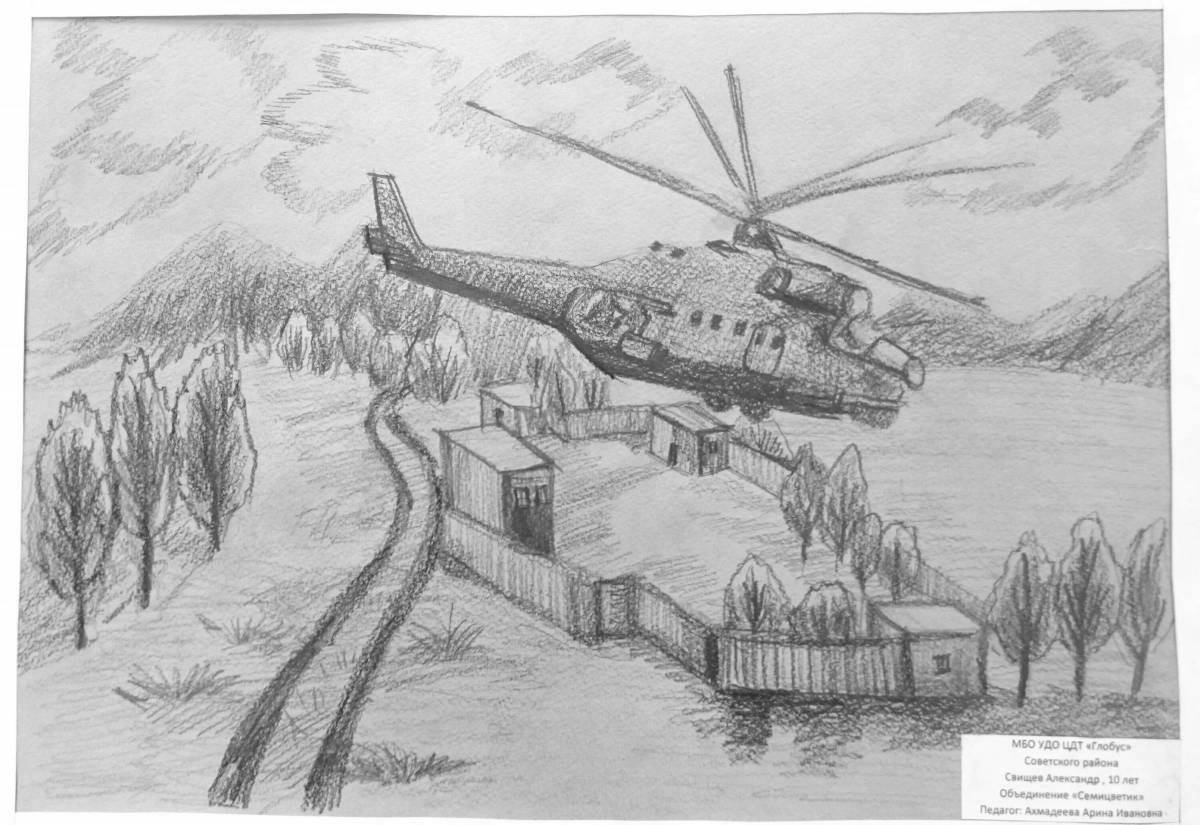 Great afghan war coloring book for kids