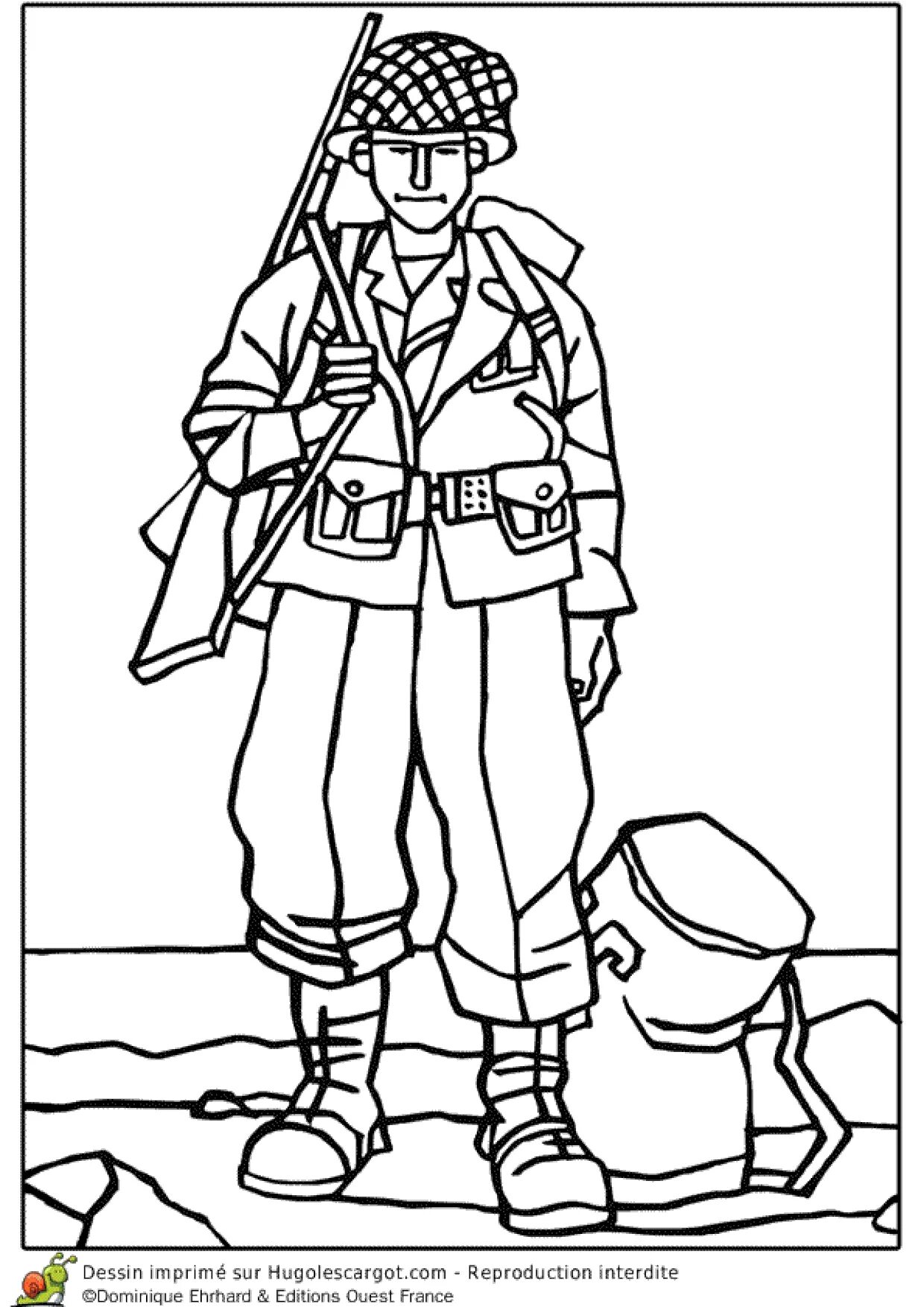 Exquisite Russian army soldiers coloring book