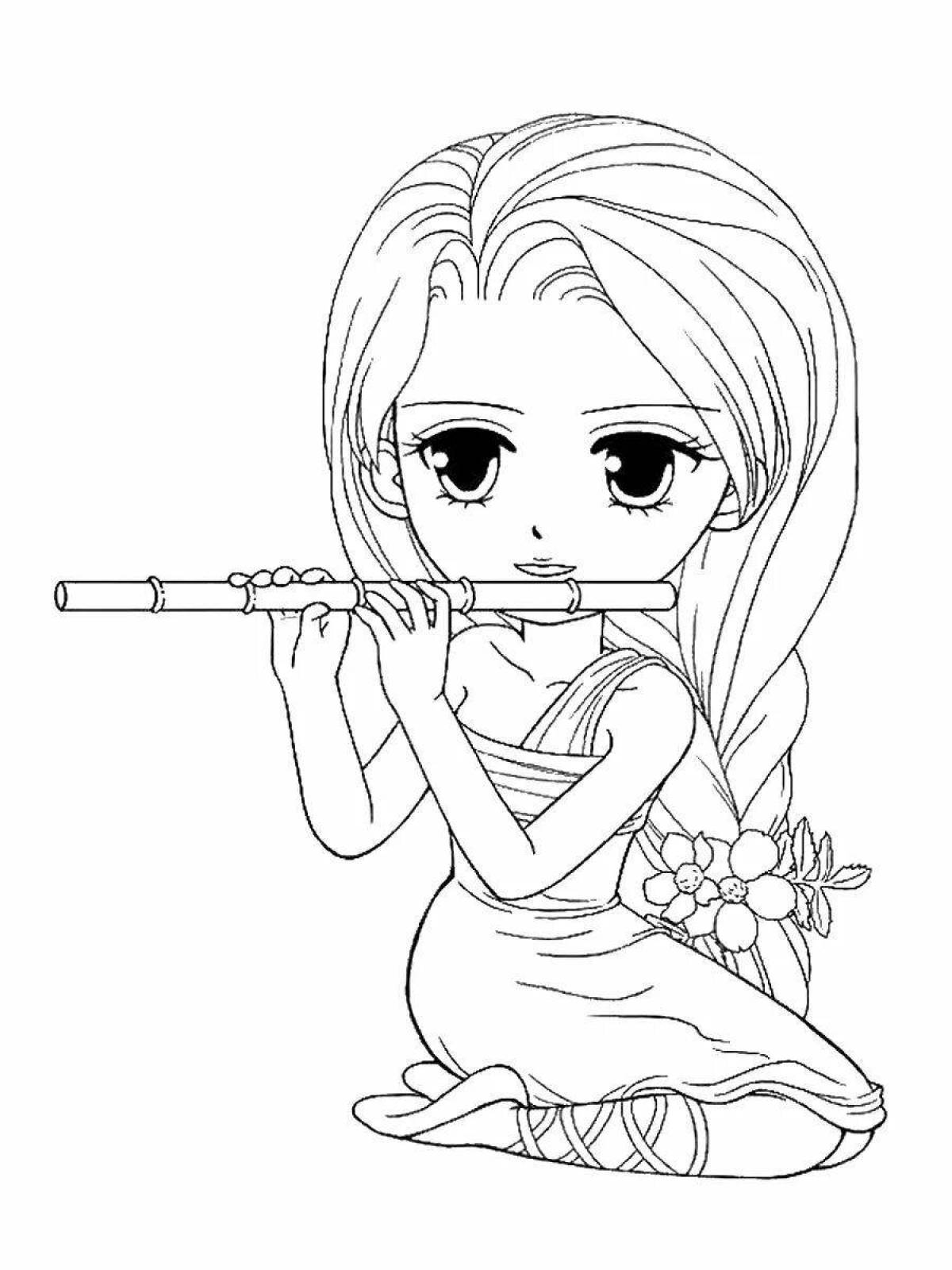 Раскраска Красочная фантазия раскраска для девочек 12 лет