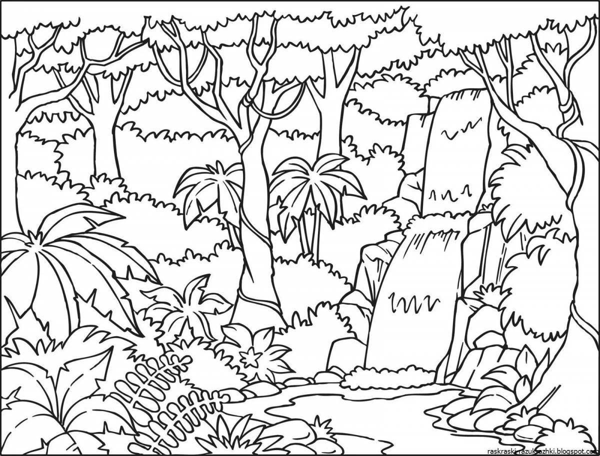 10 year old majestic nature coloring book