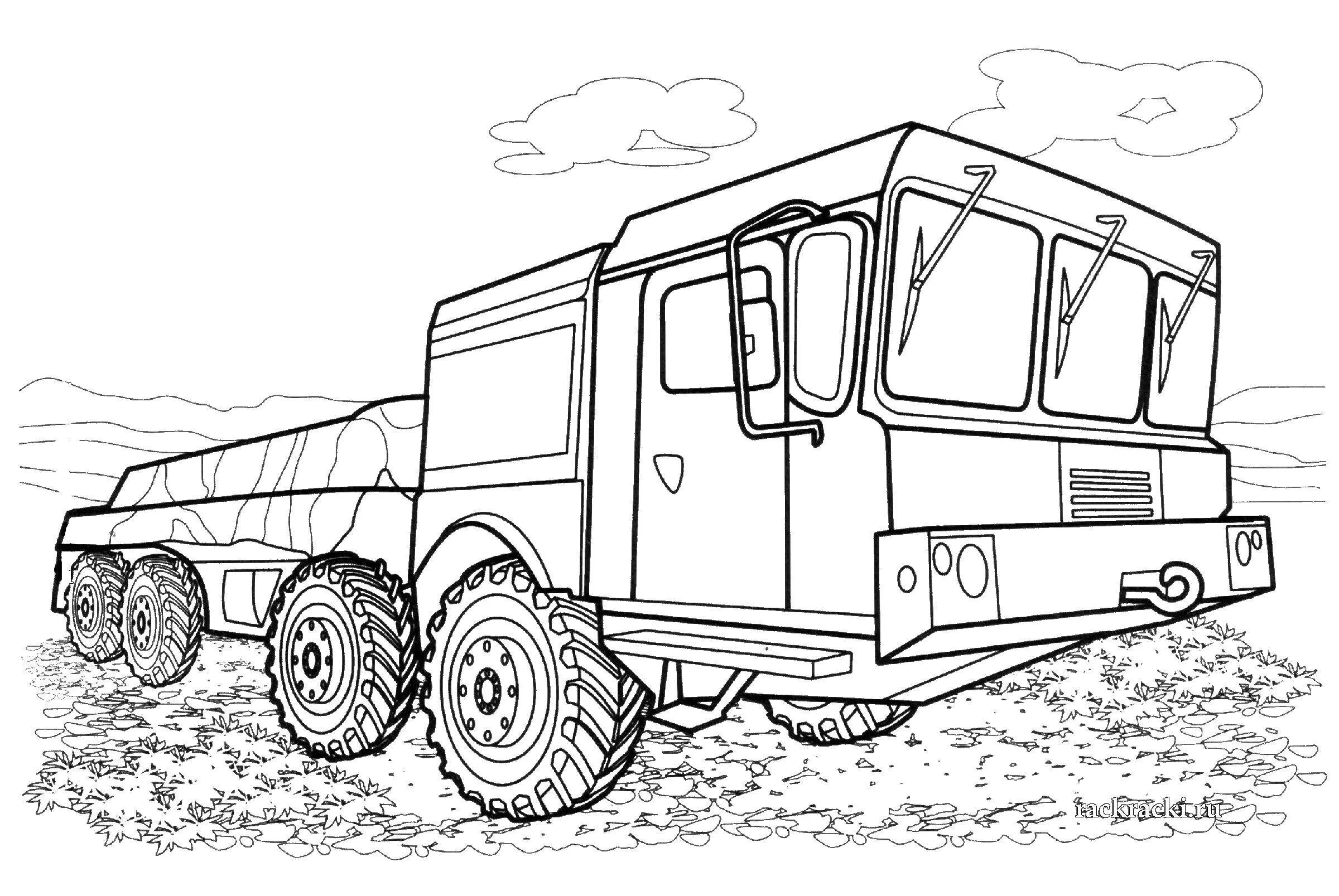 Военный грузовик для детей #4