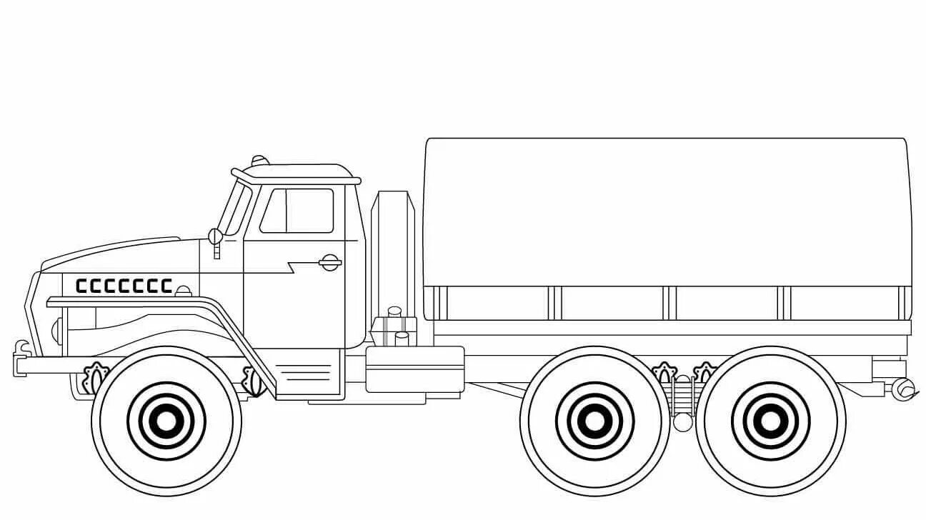 Военный грузовик для детей #8