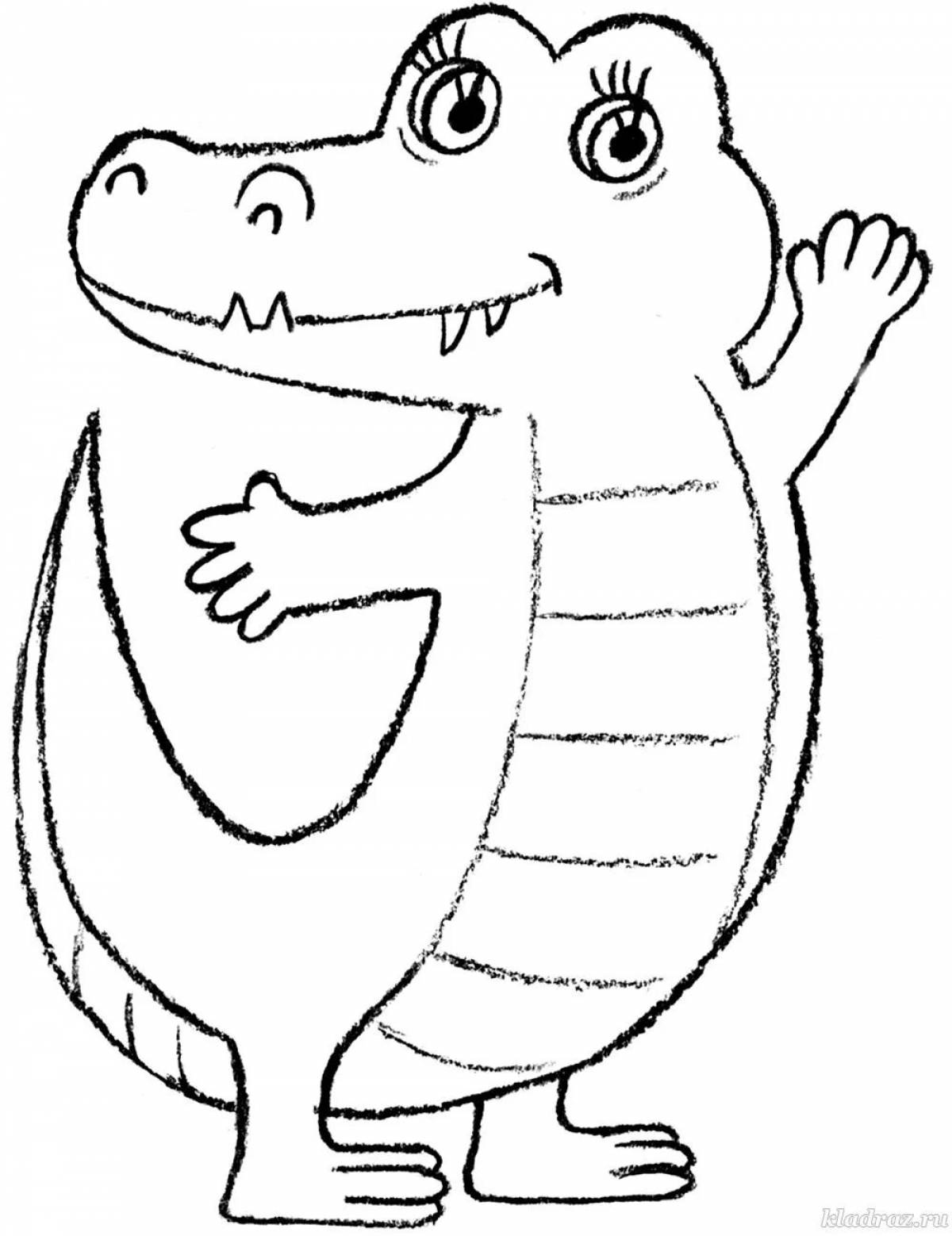 Крокодил для детей 3 4 лет #1