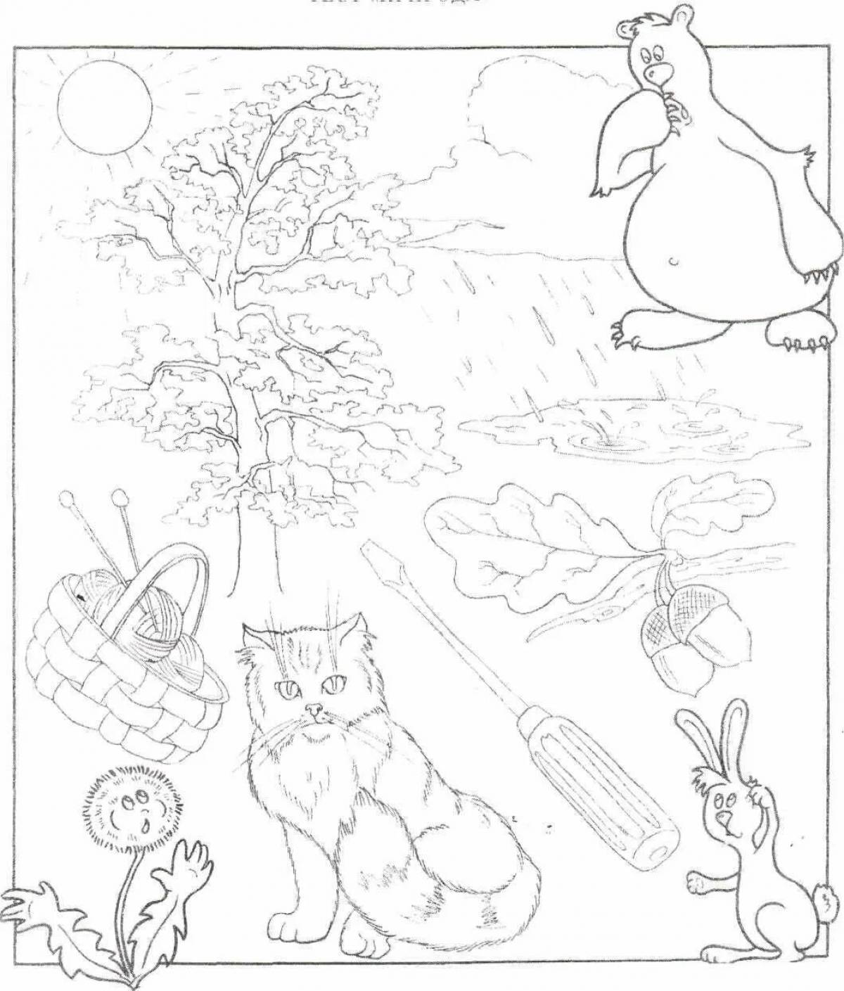 Fun coloring book for preschoolers