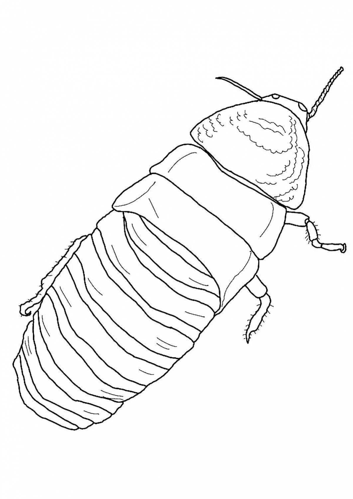 Рисунок детский таракан