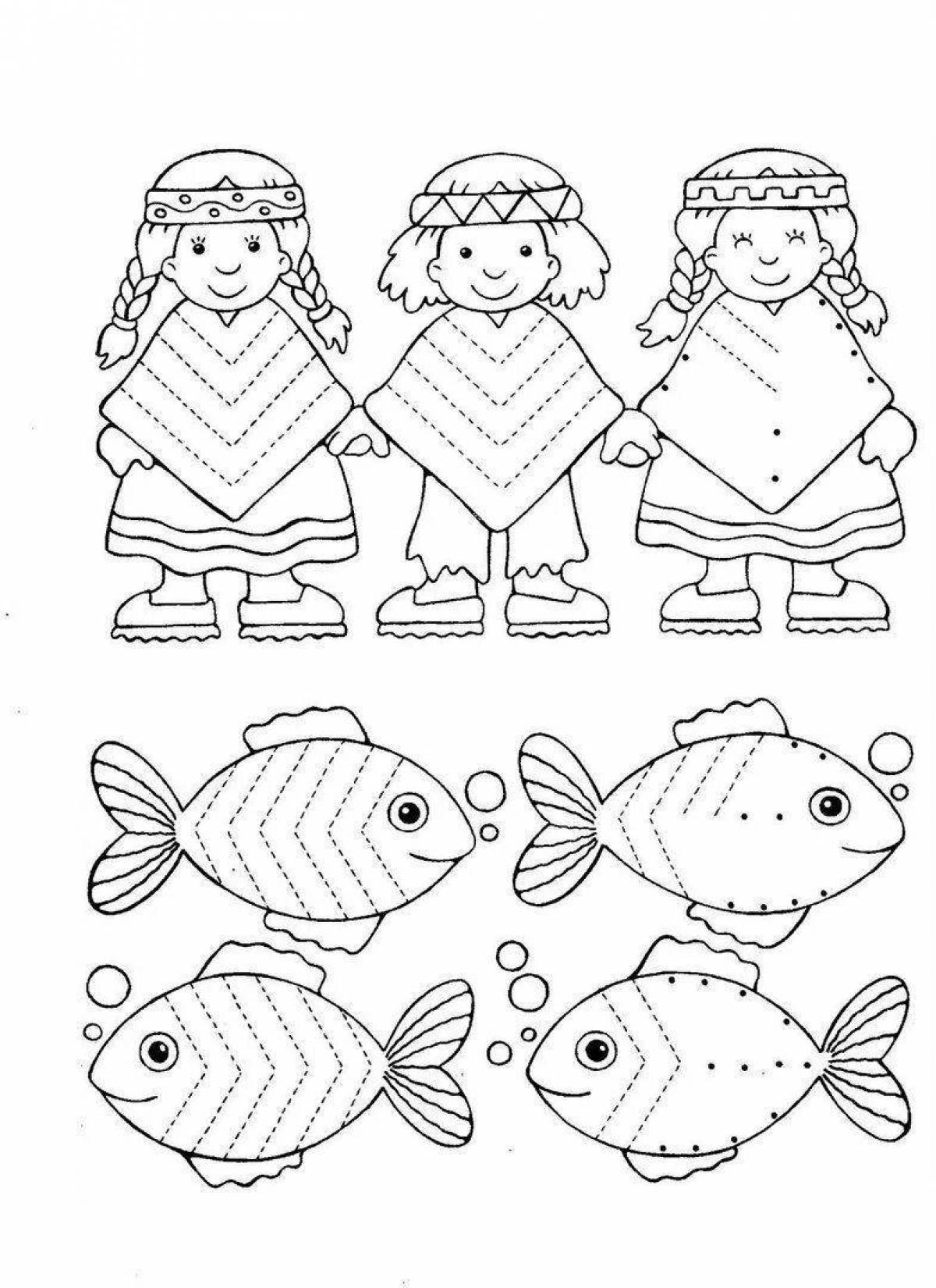 Adorable hatching coloring book for 7-8 year olds