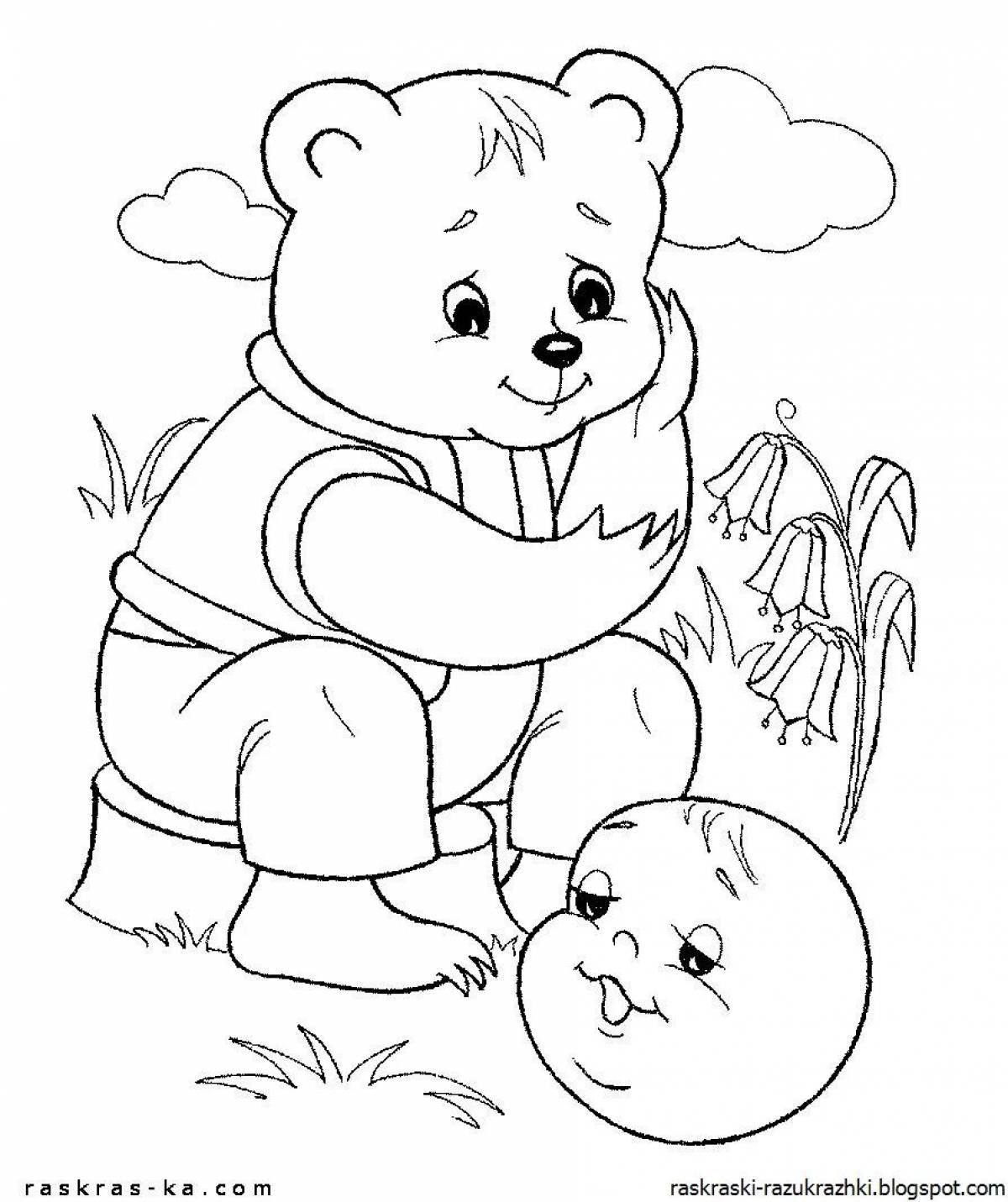 Mysterious coloring pages heroes of fairy tales