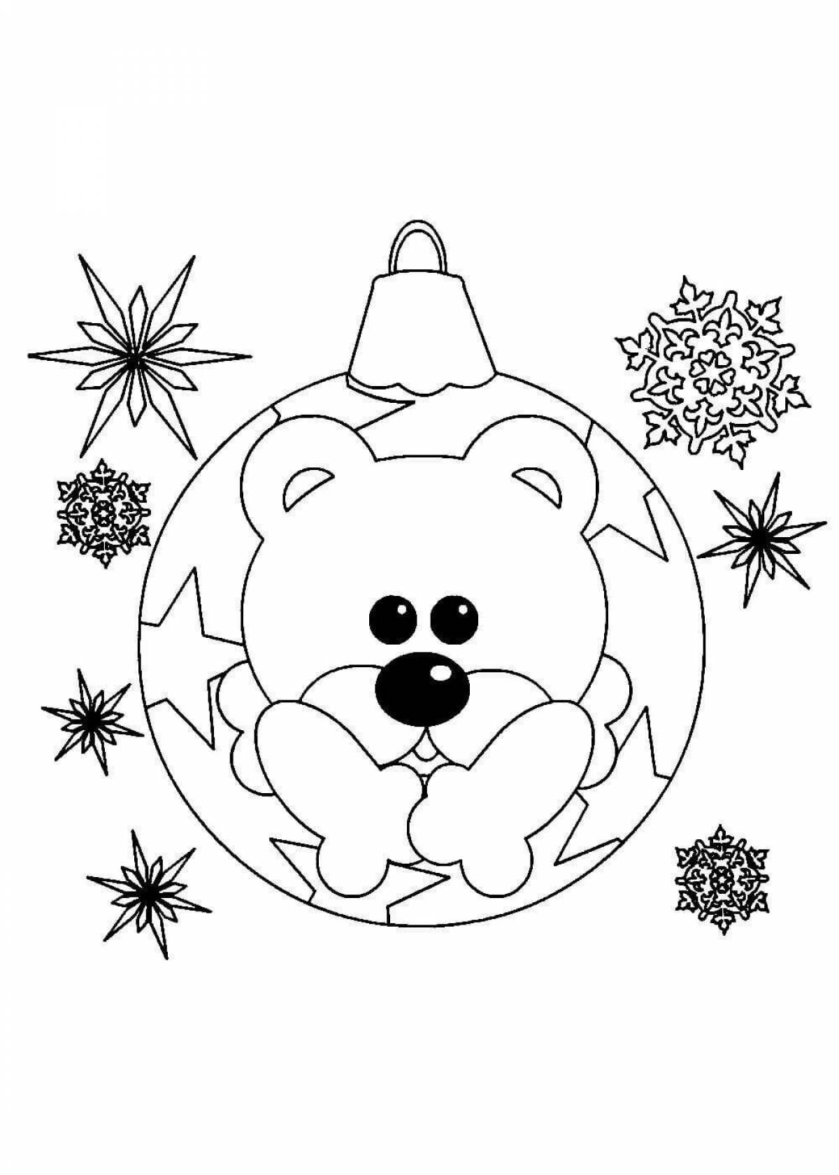 Humorous Christmas coloring toy