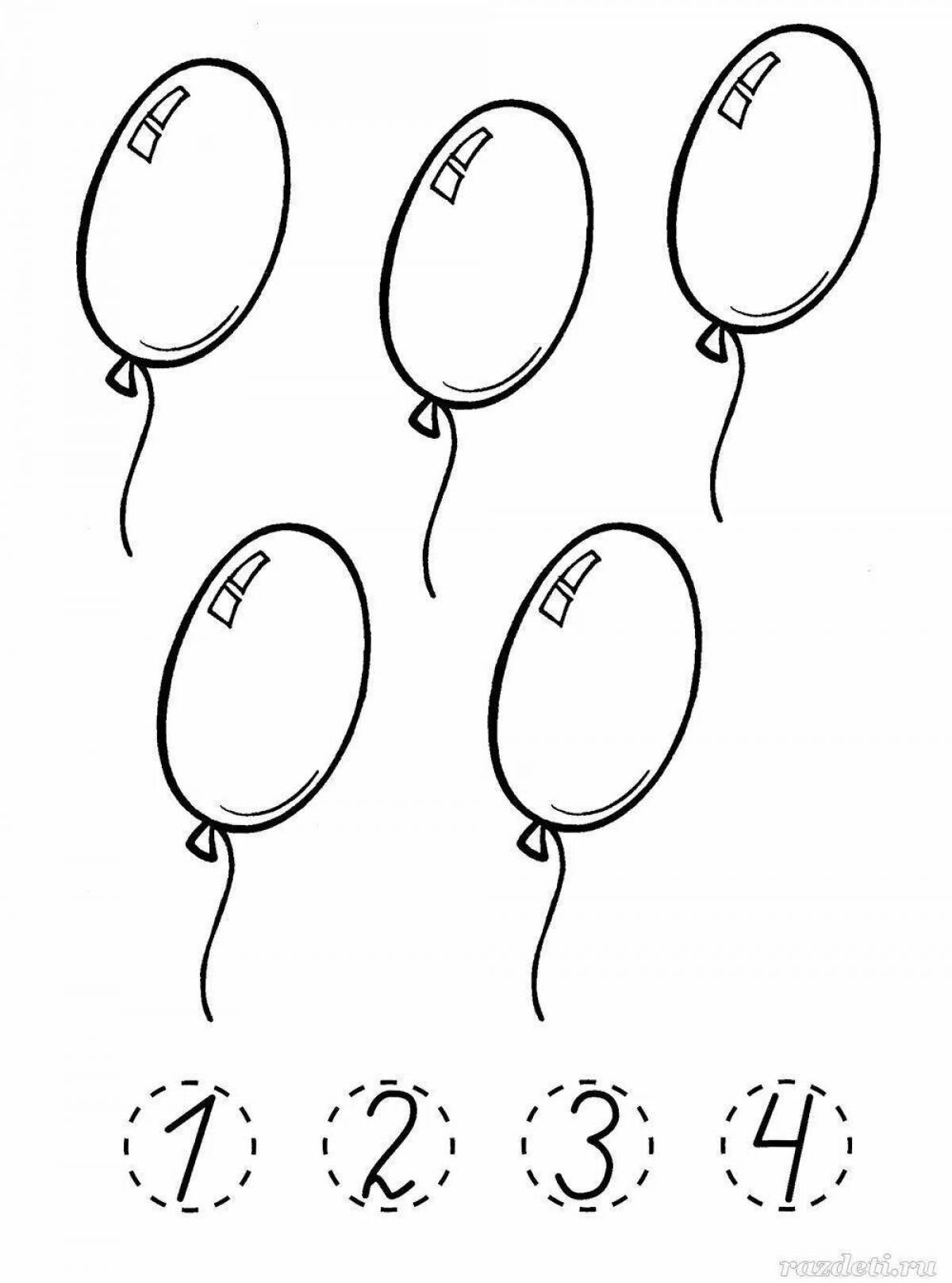 Детские праздничные воздушные шары для детей 2-3 лет