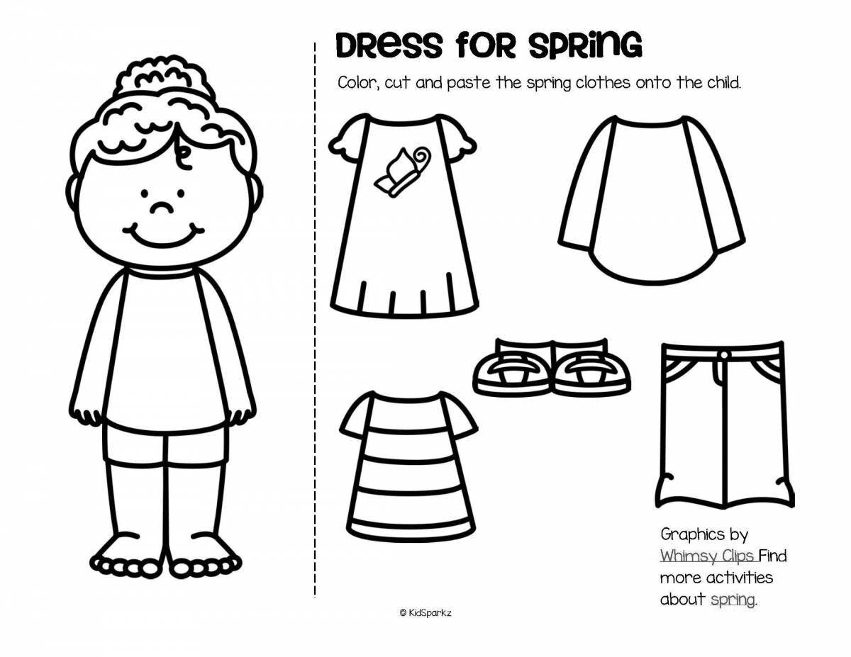 На тему одежда для детей 3 4 лет #11