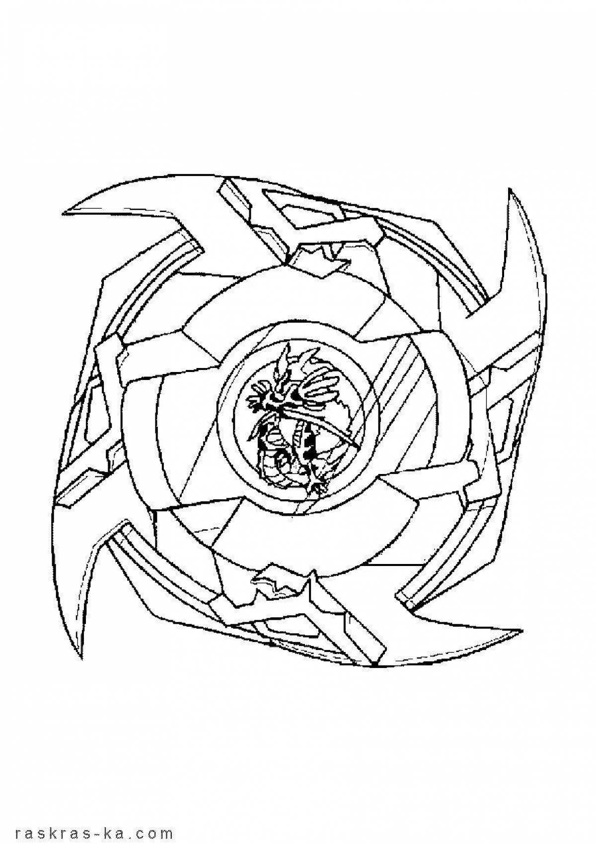 Яркая раскраска инфинити