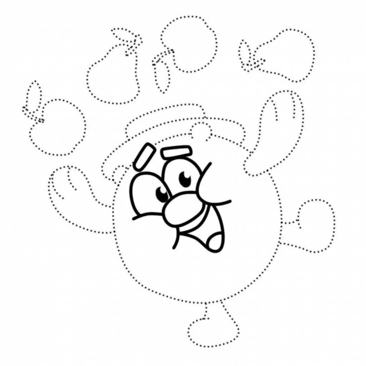 Attractive coloring pages for 4-5 year olds