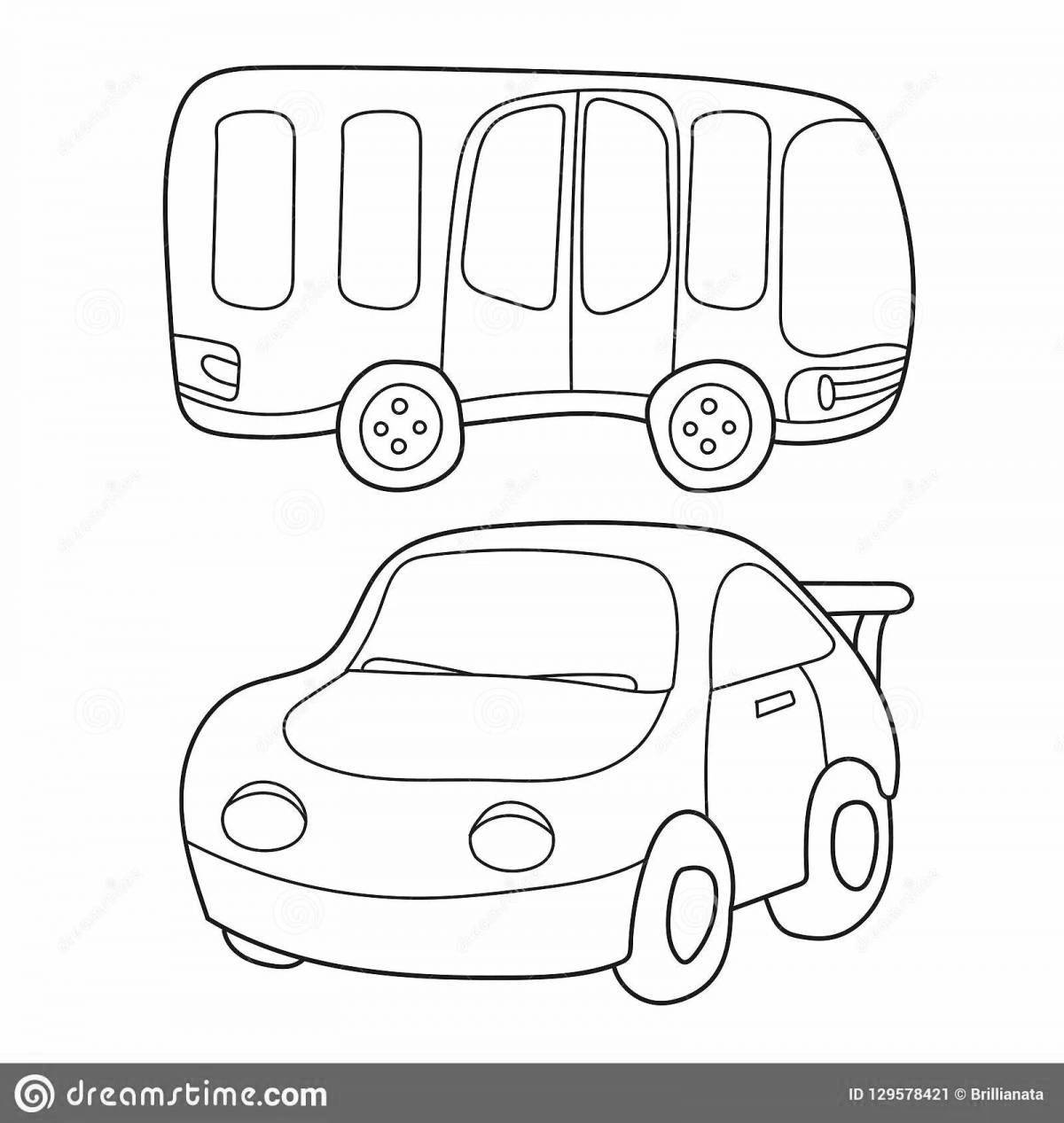 Выдающийся автомобиль без колес для детей 2-3 лет