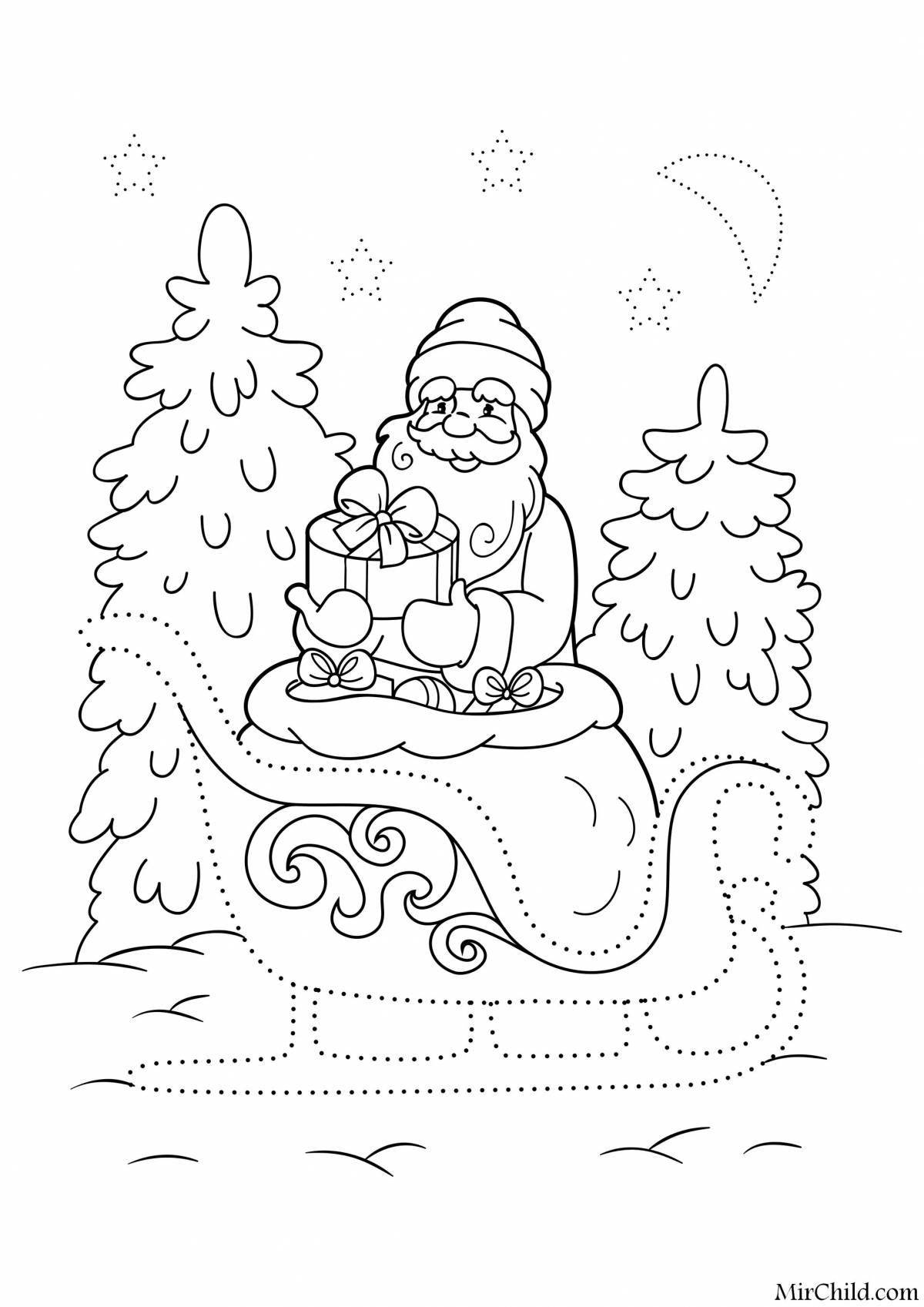 Santa claus coloring page