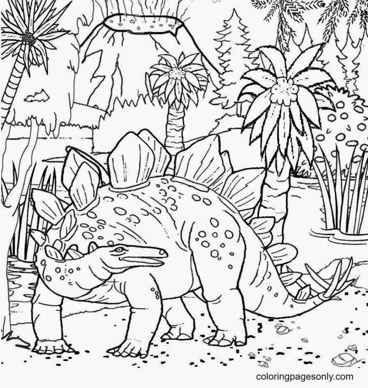 Awesome dinosaur coloring pages for 6-7 year old boys