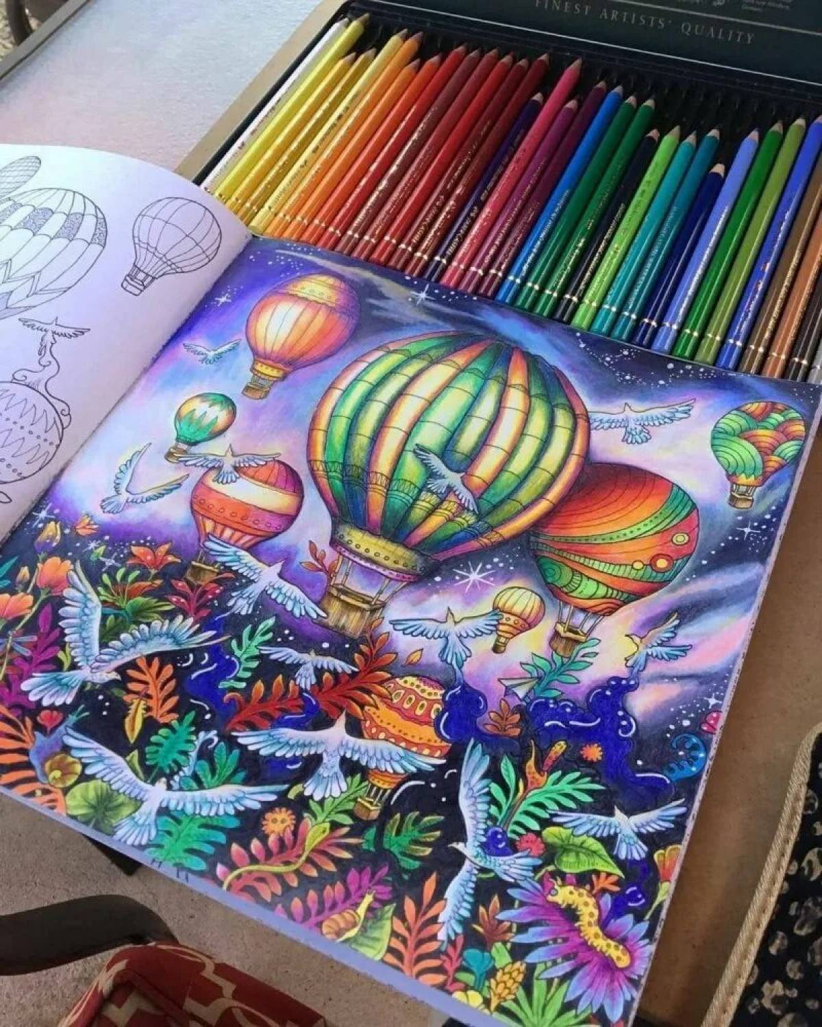 Fascinating anti-stress coloring pencils