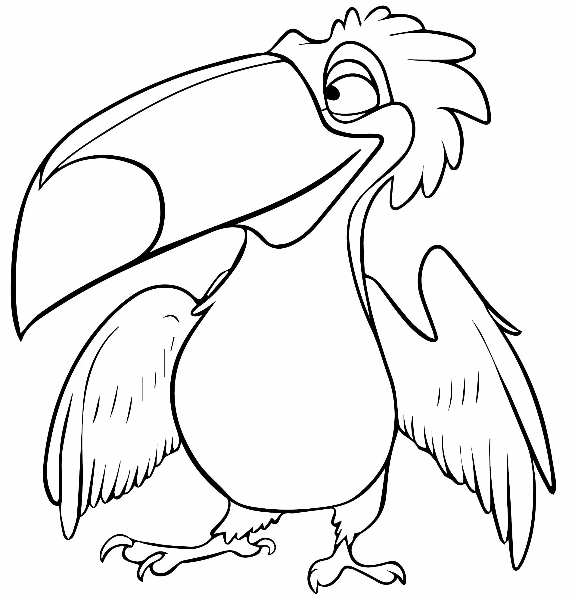 Amazing toucan coloring pages for kids