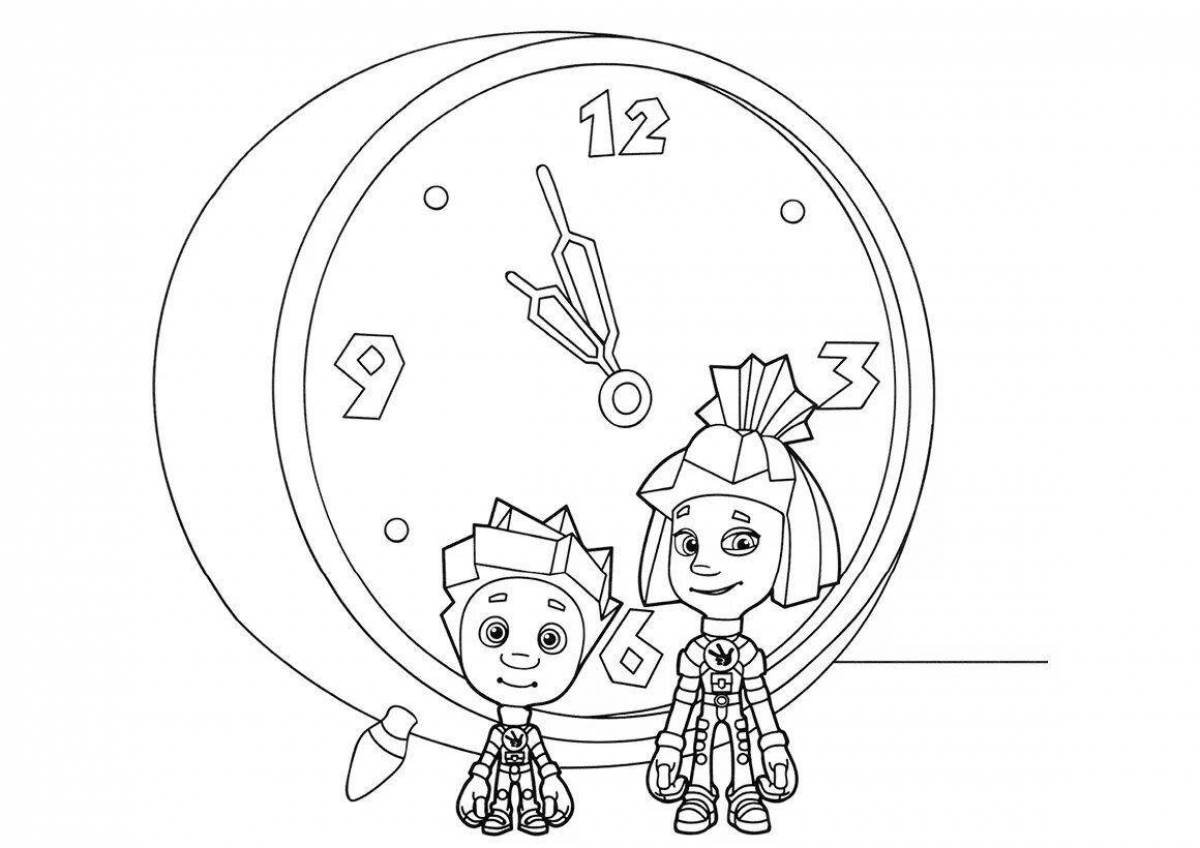 Cute fixies coloring pages for kids