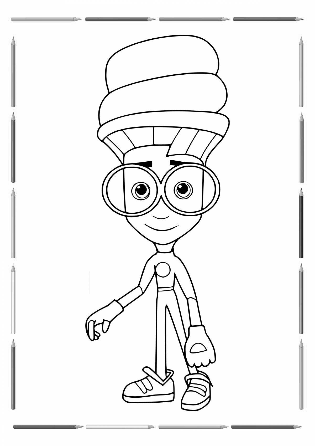 Amazing fixies coloring pages for kids
