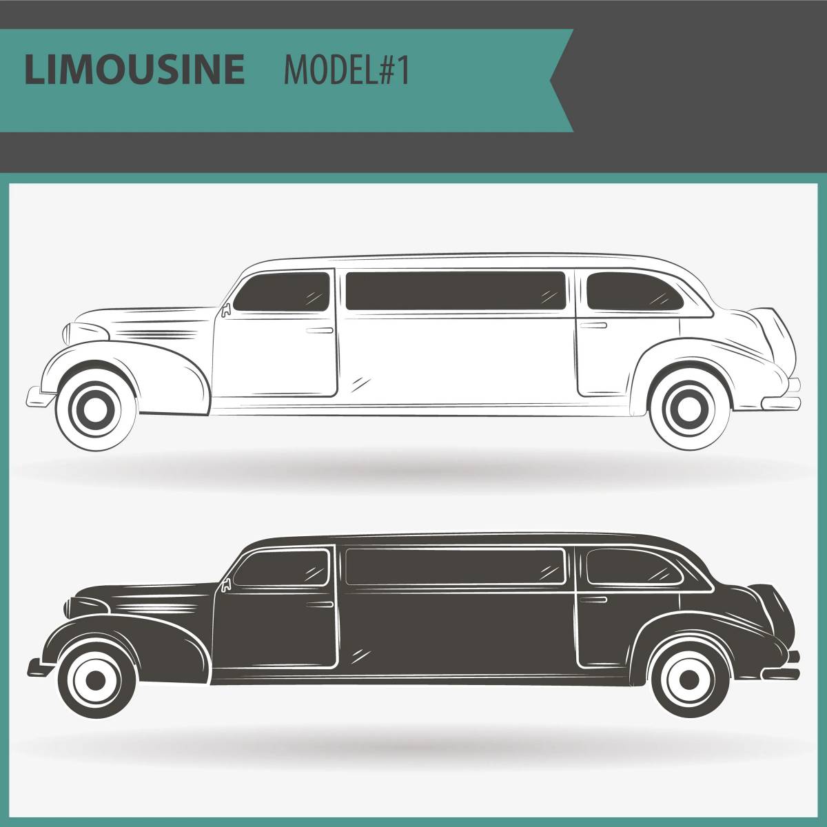 Incredible limousine coloring book for kids