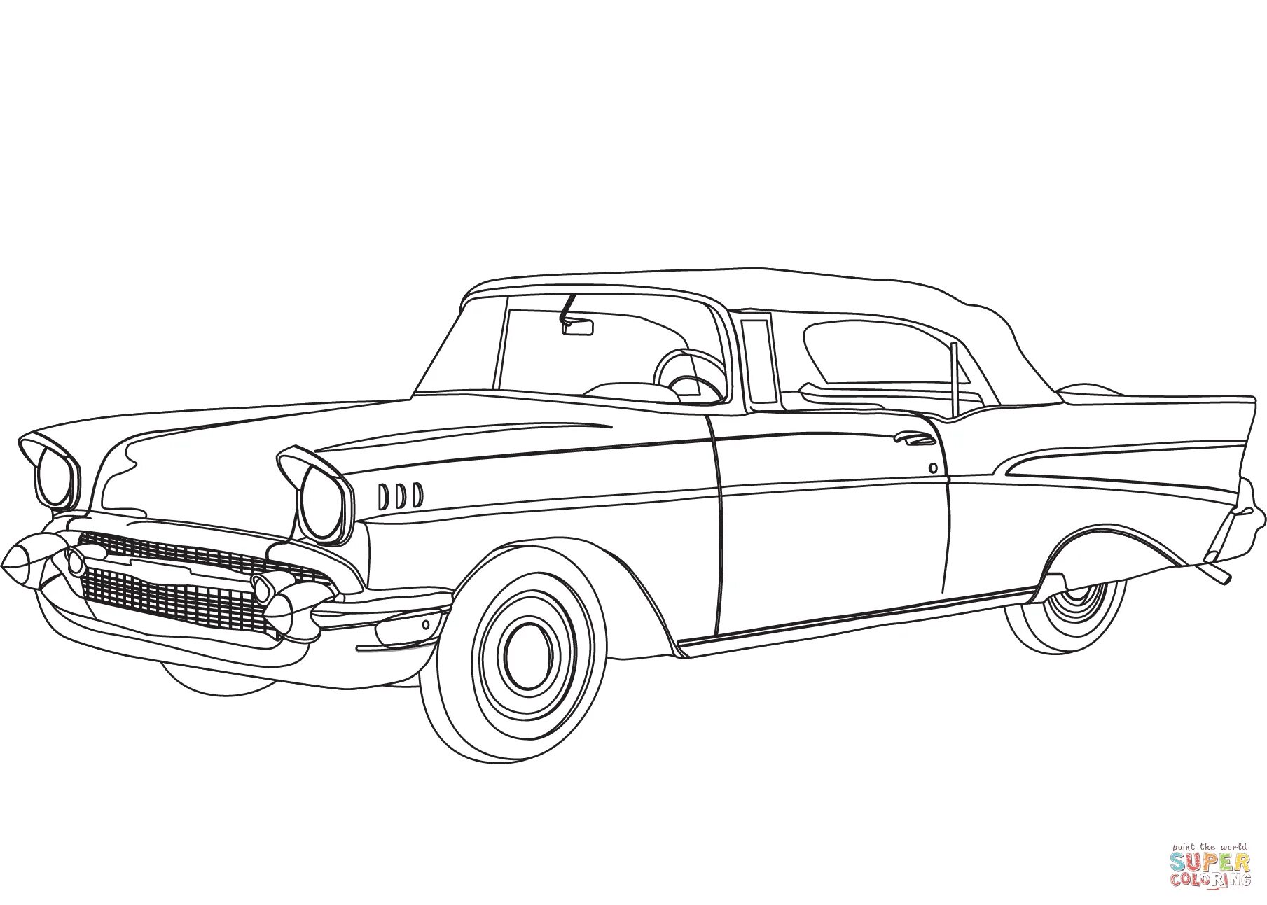 Charming limousine coloring pages for kids