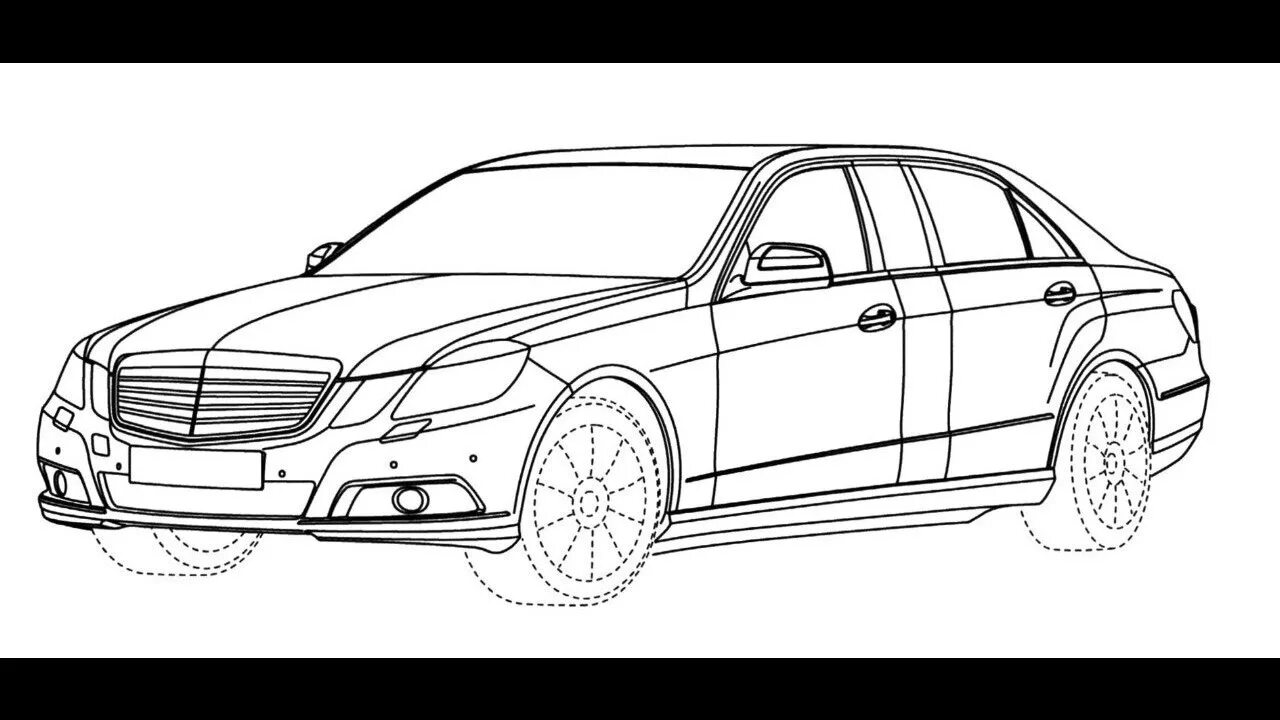Sweet limousine coloring pages for kids