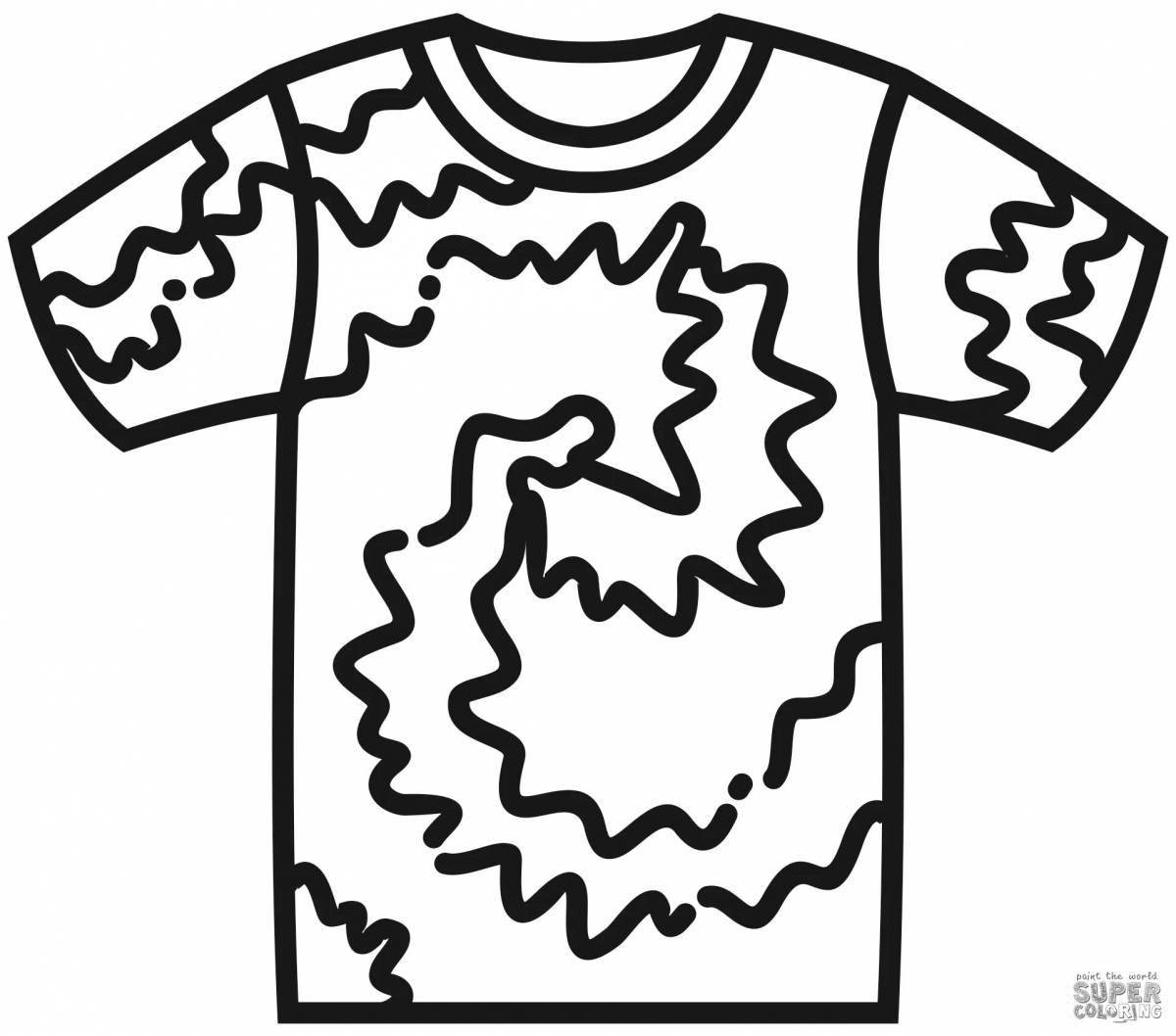 Coloring T-shirt for children