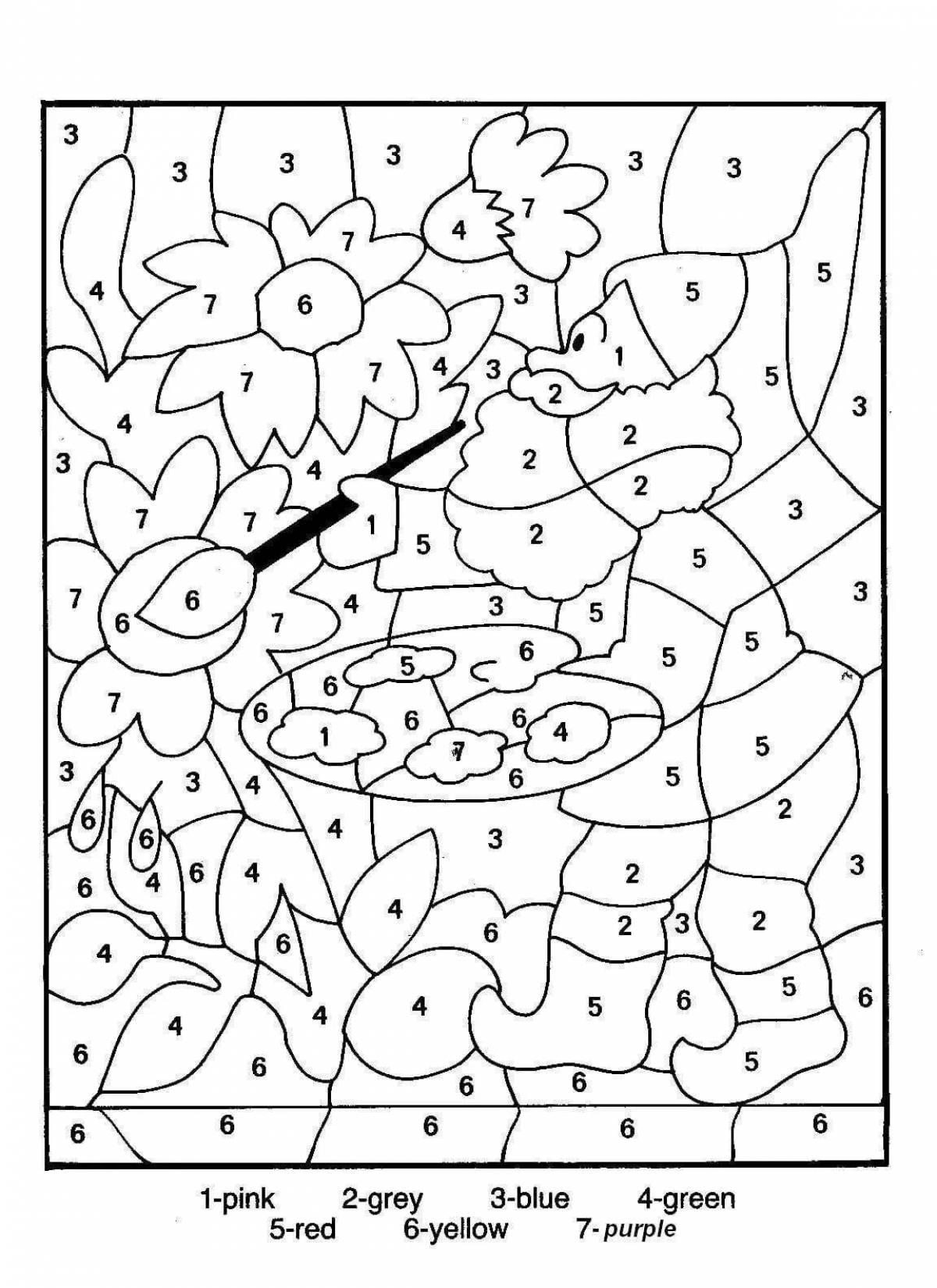 Magic coloring book for kids