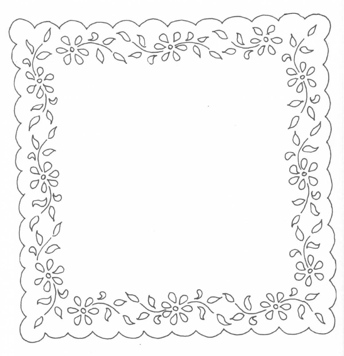 Coloring fairy scarf for children