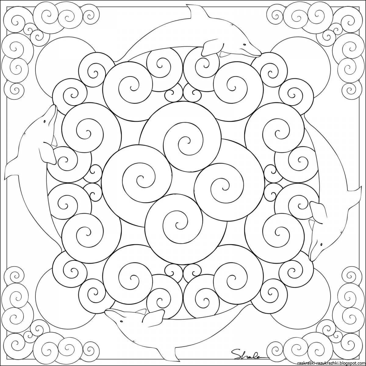 Awesome scarf coloring pages for kids
