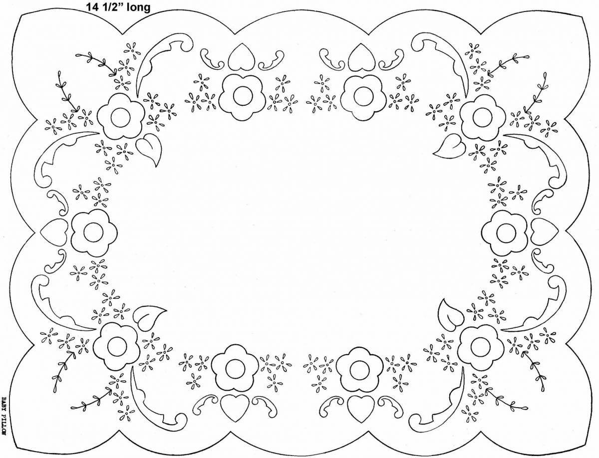 Outstanding scarf coloring page for kids