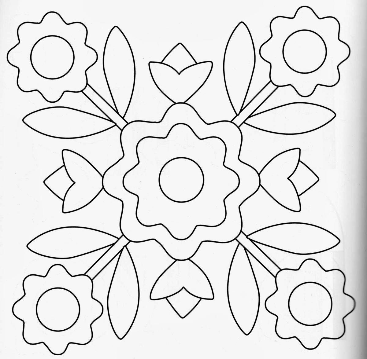 Adorable scarf coloring book for kids