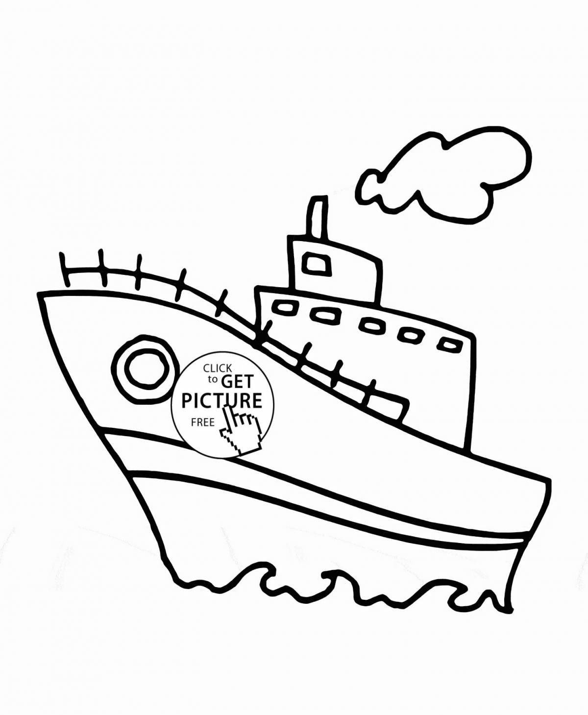 Cheerful icebreaker coloring pages for kids