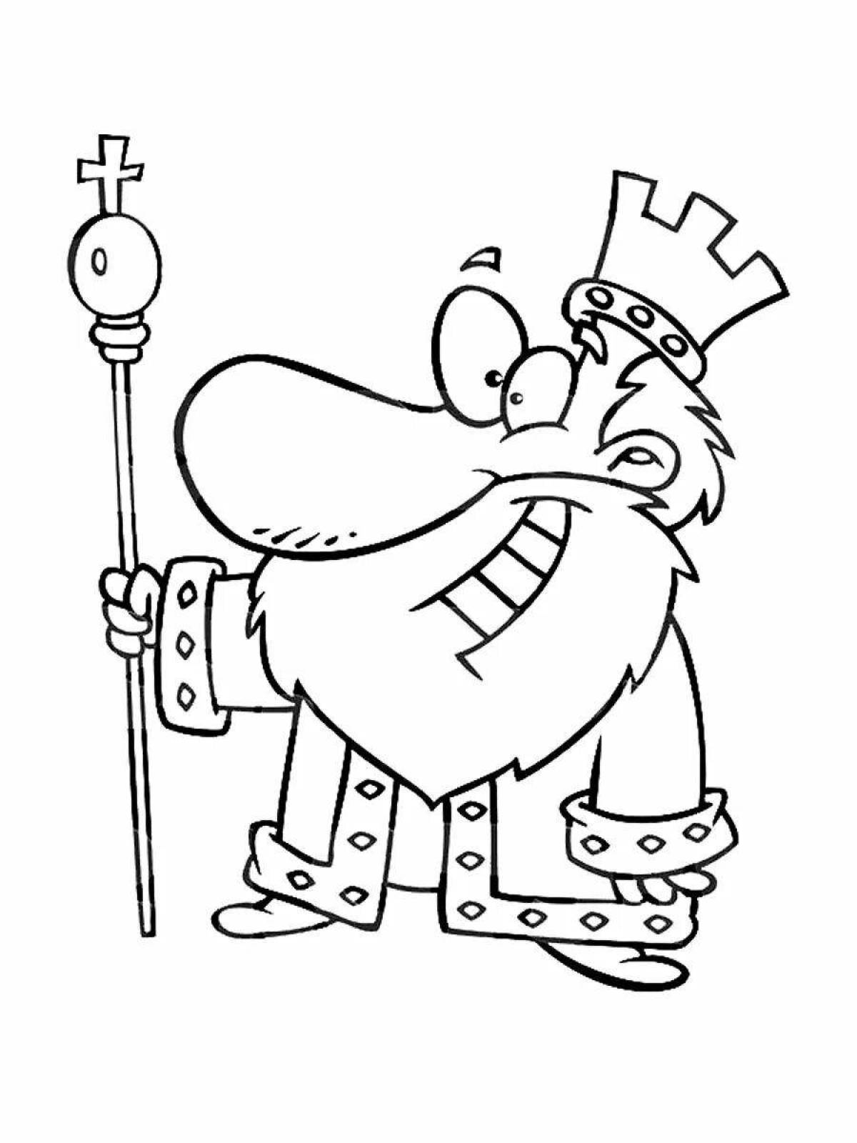 Fairy king coloring pages for kids