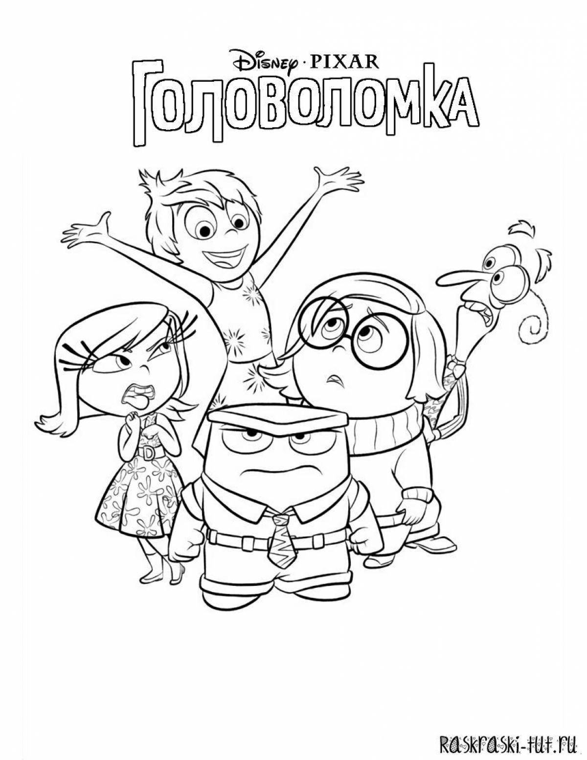 A fun coloring puzzle for kids