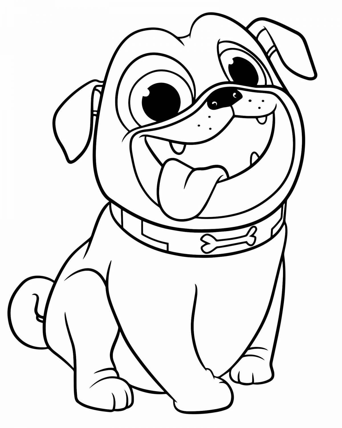 Cute coloring book popular with kids