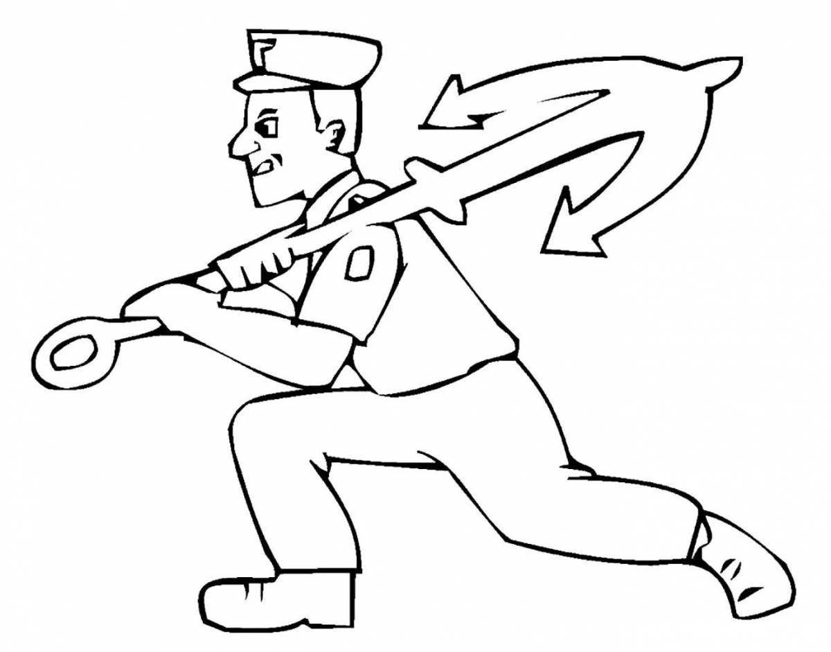 Чудесная хижина раскраски для детей