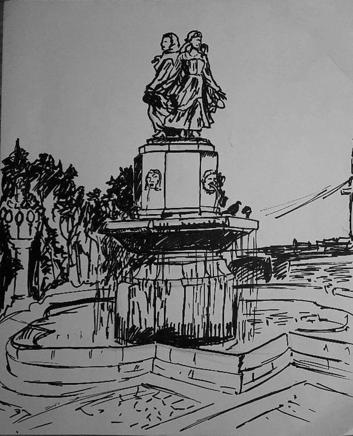 Creative Volgograd coloring book for kids