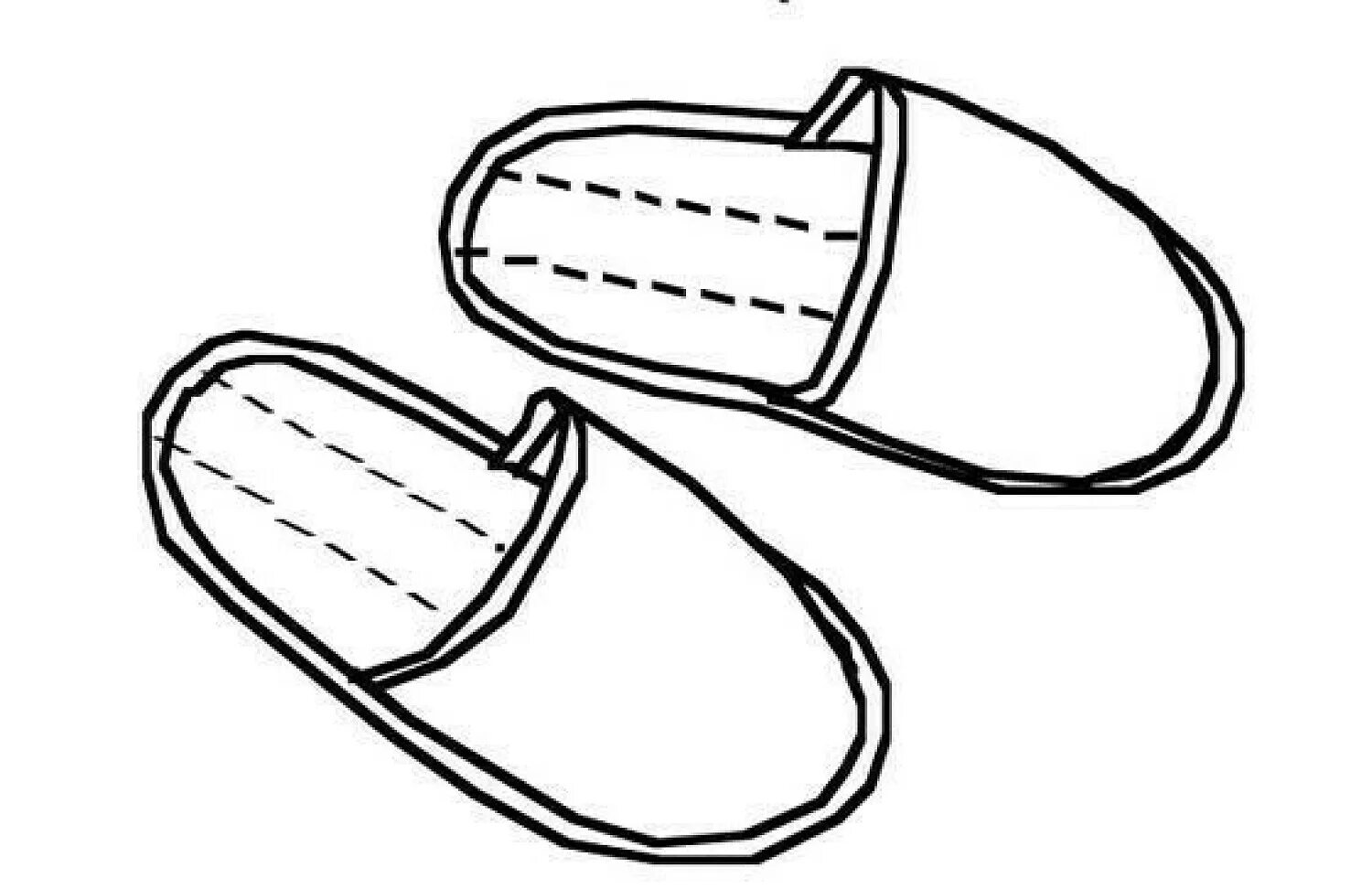 Wonderful coloring slippers for kids