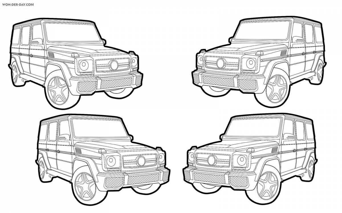 Рисунок гелендваген машина