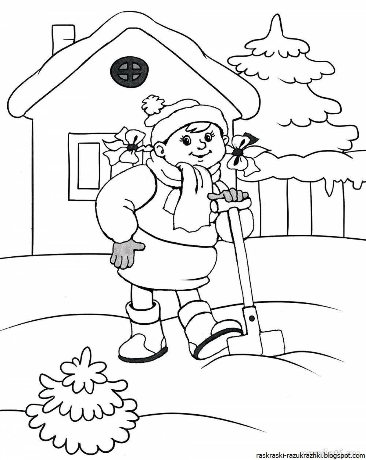 Зимние для дошкольников #8