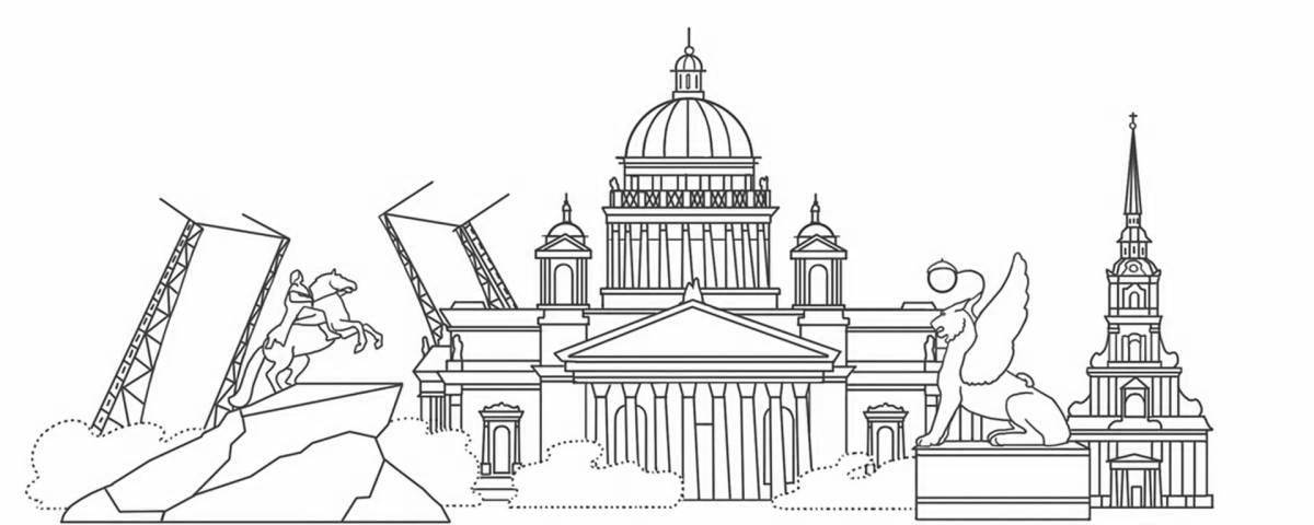 Fun coloring book of the Admiralty for preschoolers