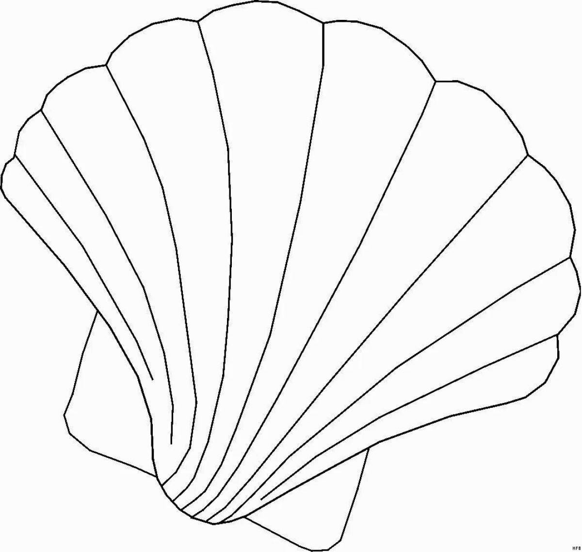 Coloring shell for kids