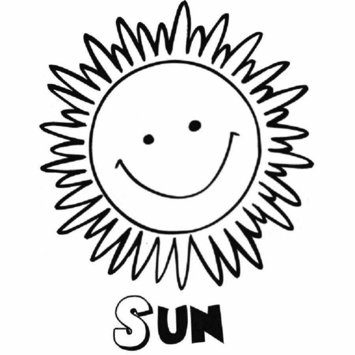 Sunshine dazzling coloring book for kids