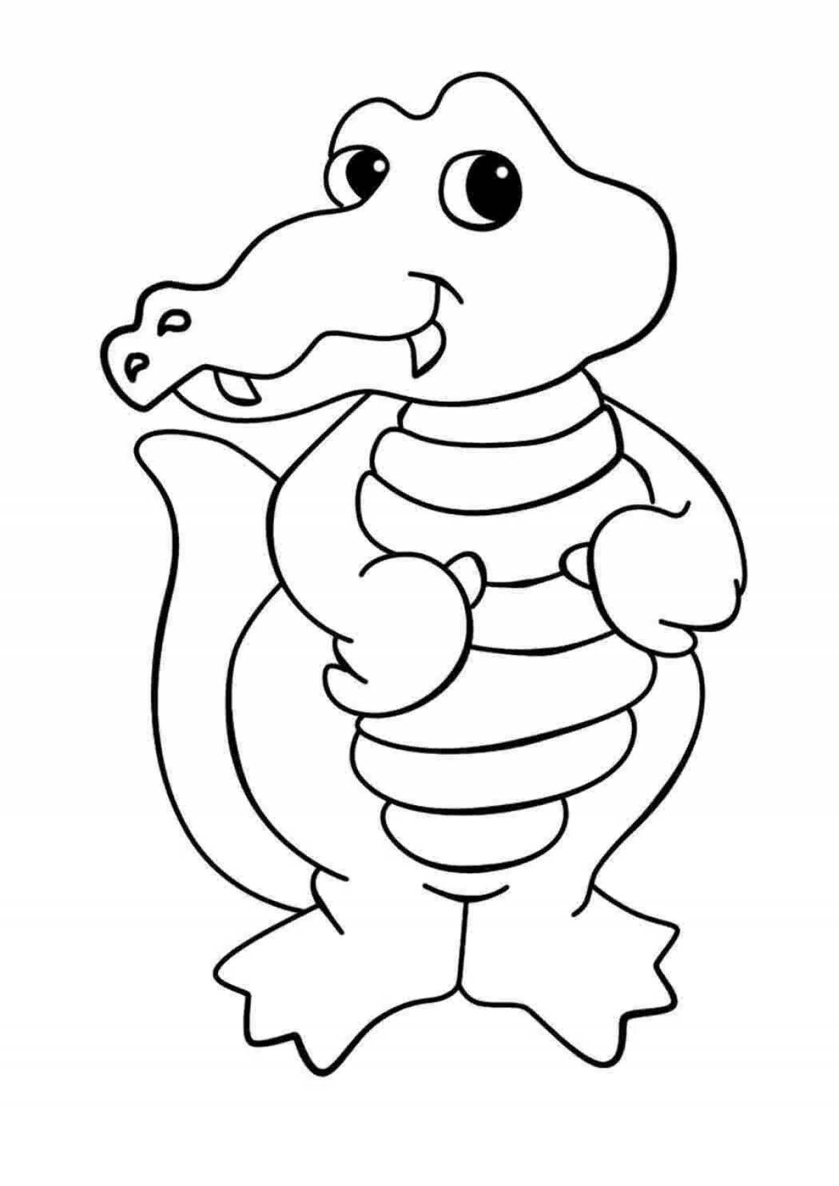 African animals coloring page for kids