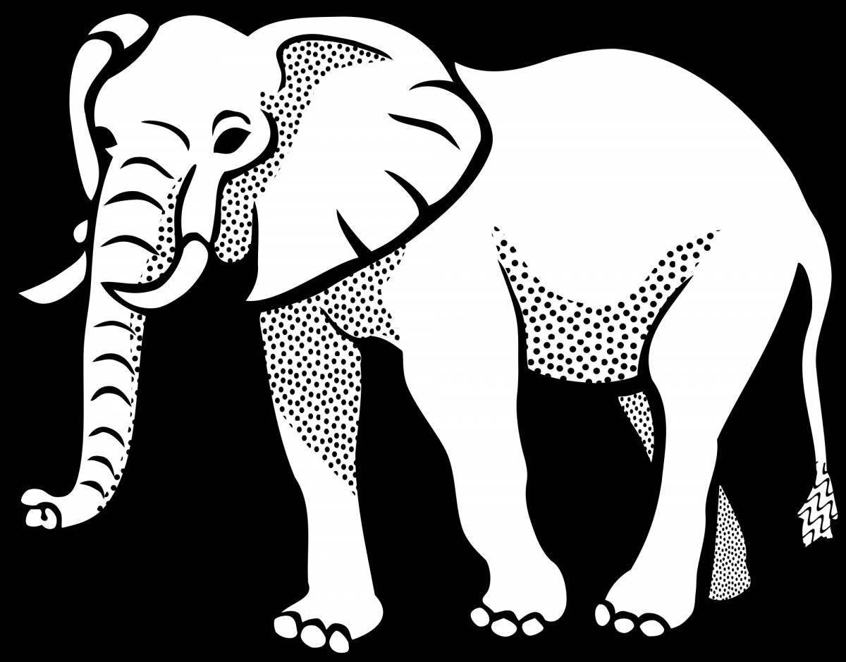 African animals dramatic coloring pages for kids
