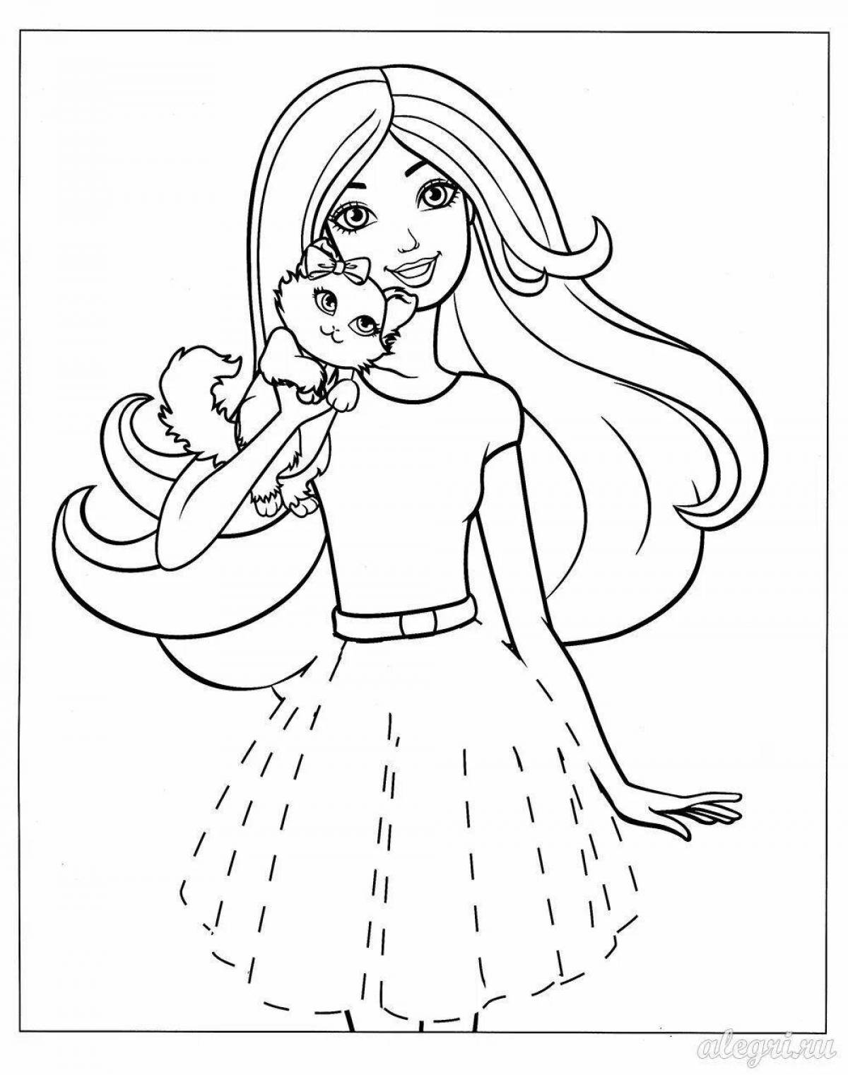 Fairy Alice coloring pages for girls
